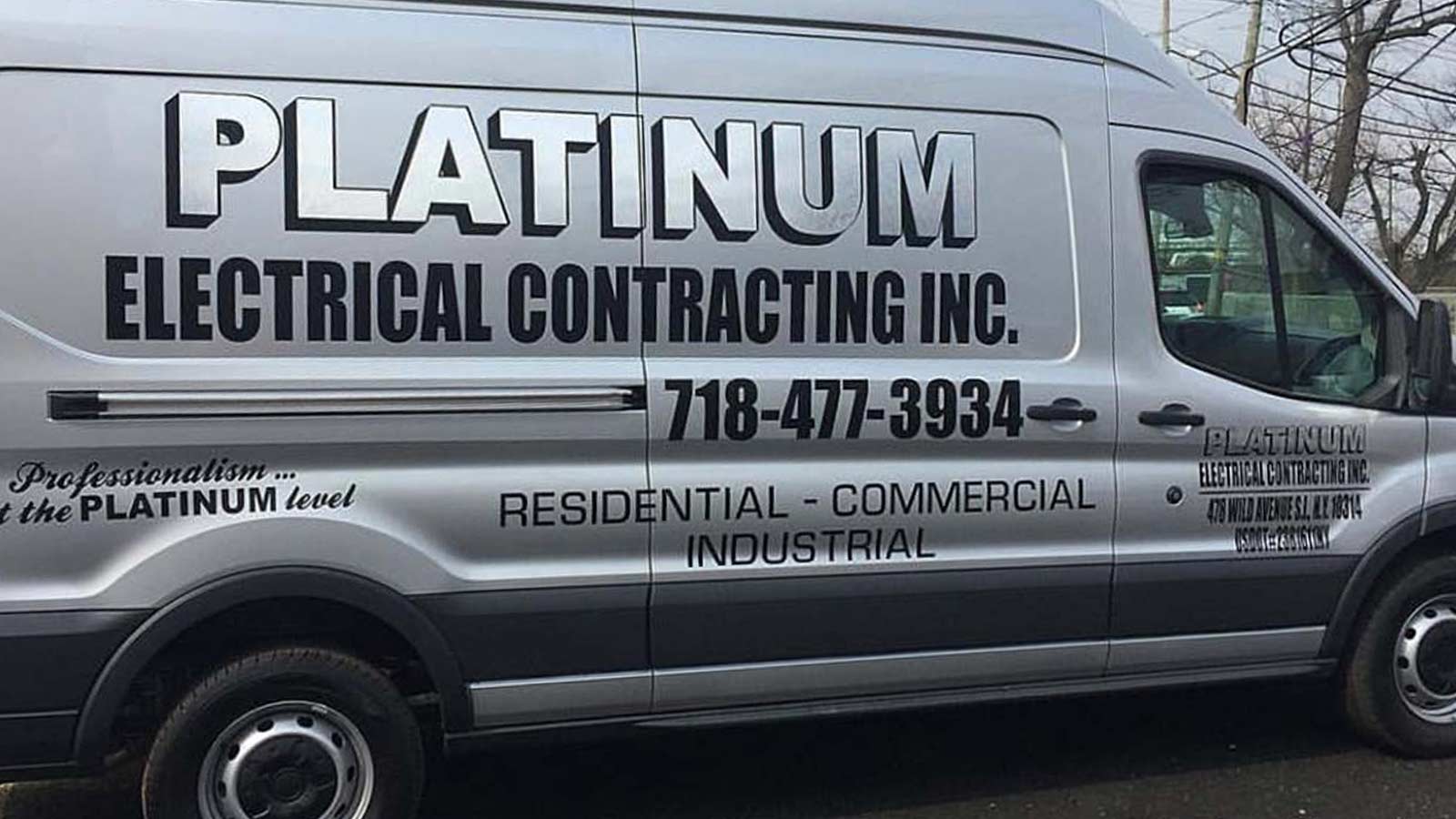 Vehicle lettering — IDA Wraps Staten Island